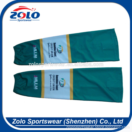 Cheap Custom Made Full Dye Sublimation Printing Green Ice Hockey Socks